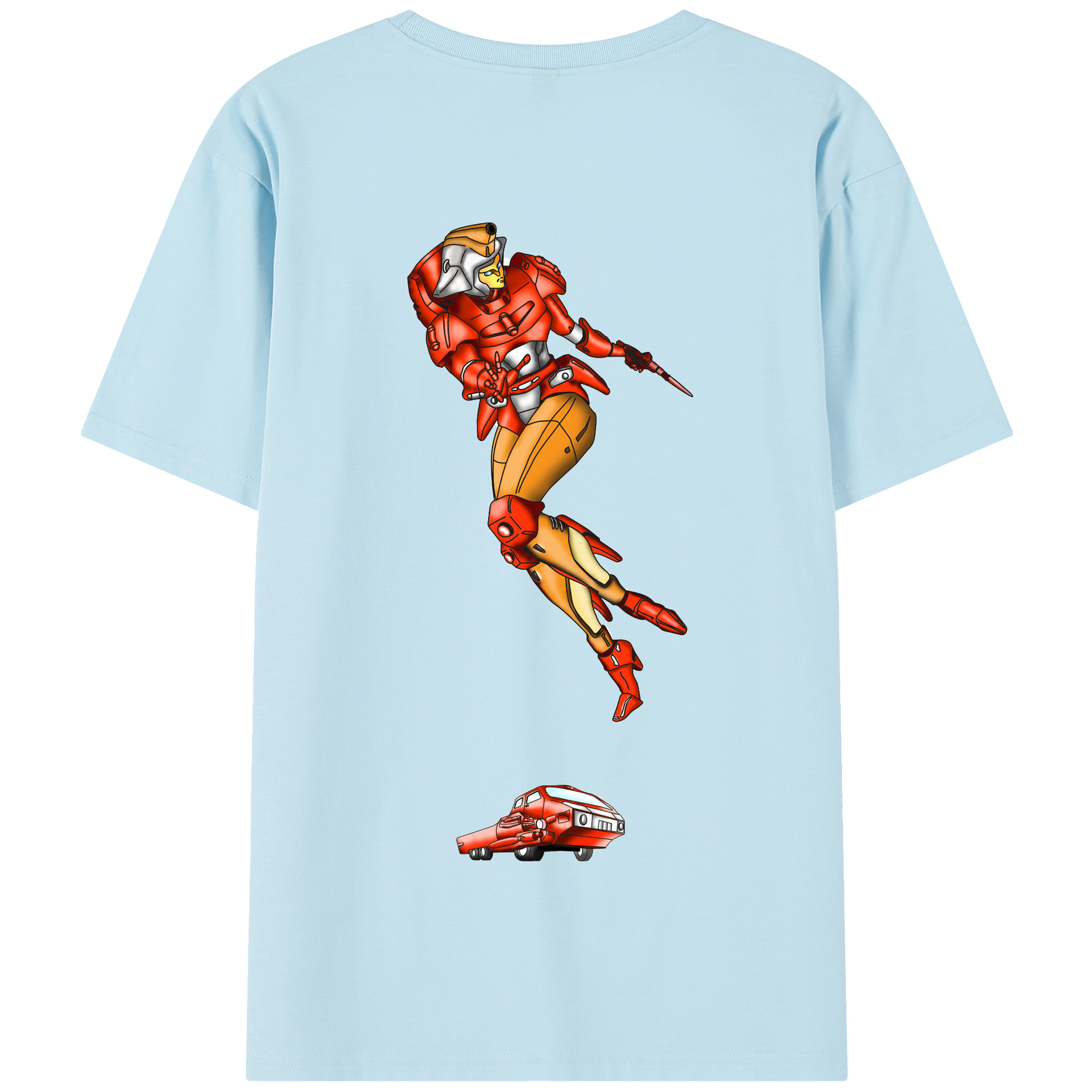 （画像用）  綿100％半袖Tシャツ（背面プリント）